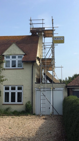 domestic scaffolding for house in Sussex